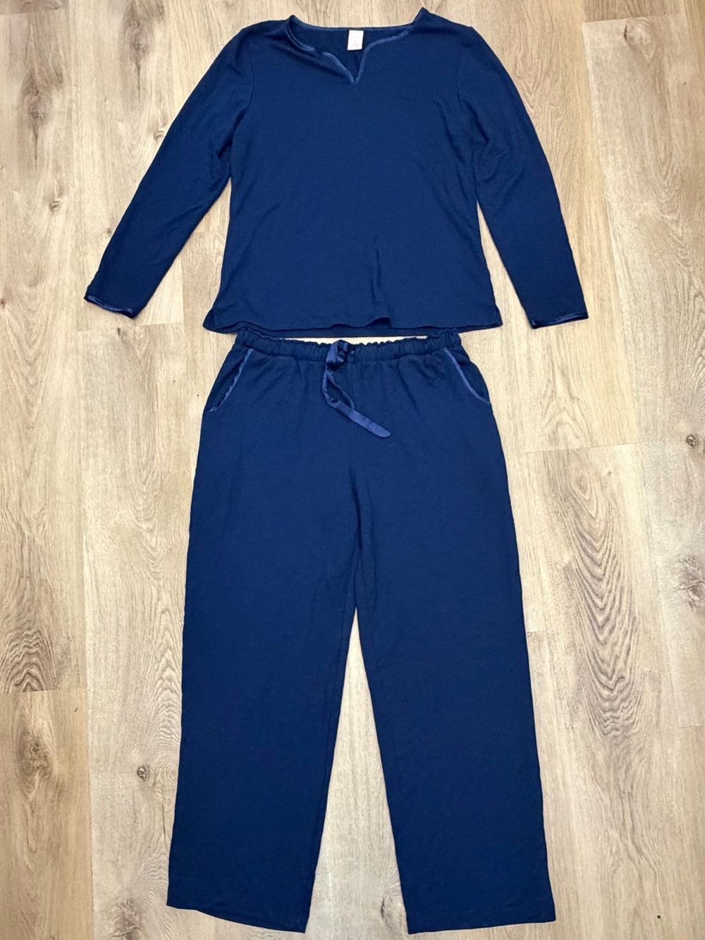 Cabernet by Sleepsense Navy Long Sleeve Pajama Set